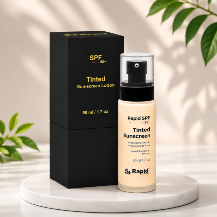 Tinted Sun-screen lotion